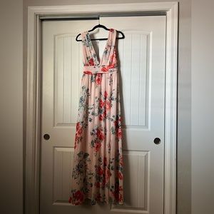 Floor length spring dress
